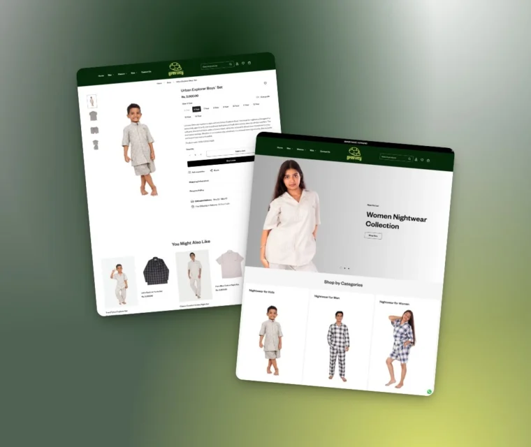 shopify loungewear brand graviity