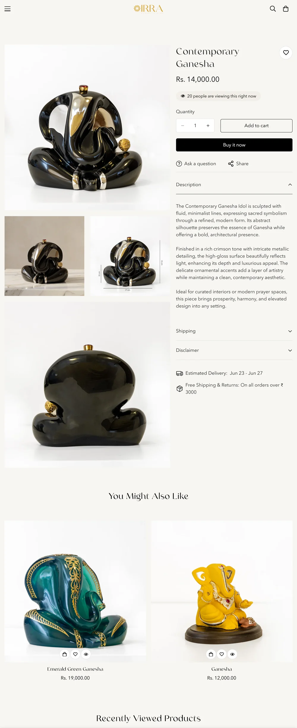 irraluxury product