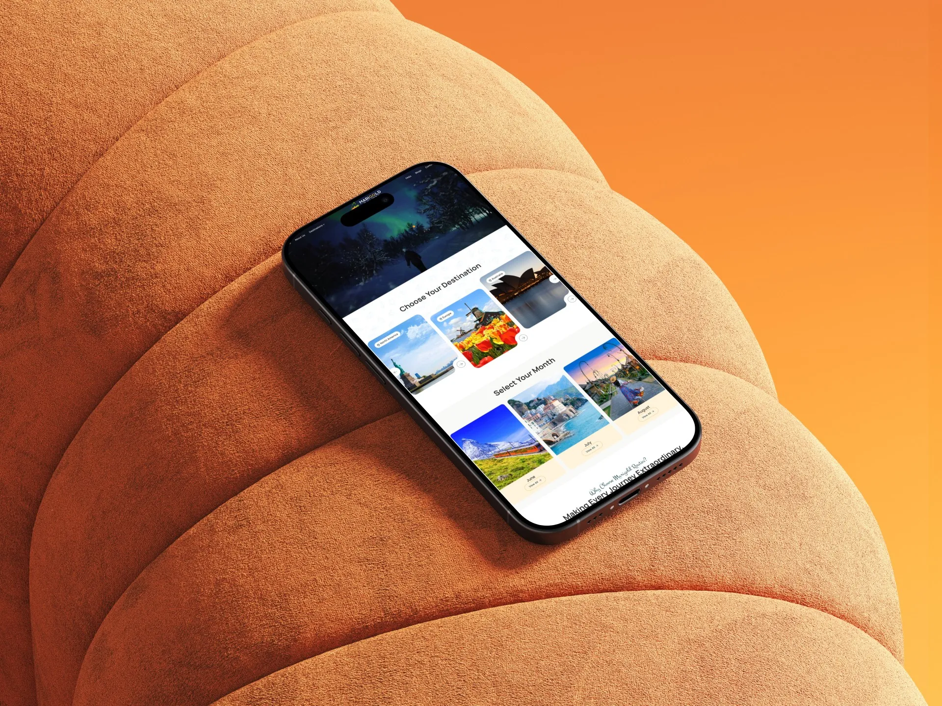 marigold routes travel website