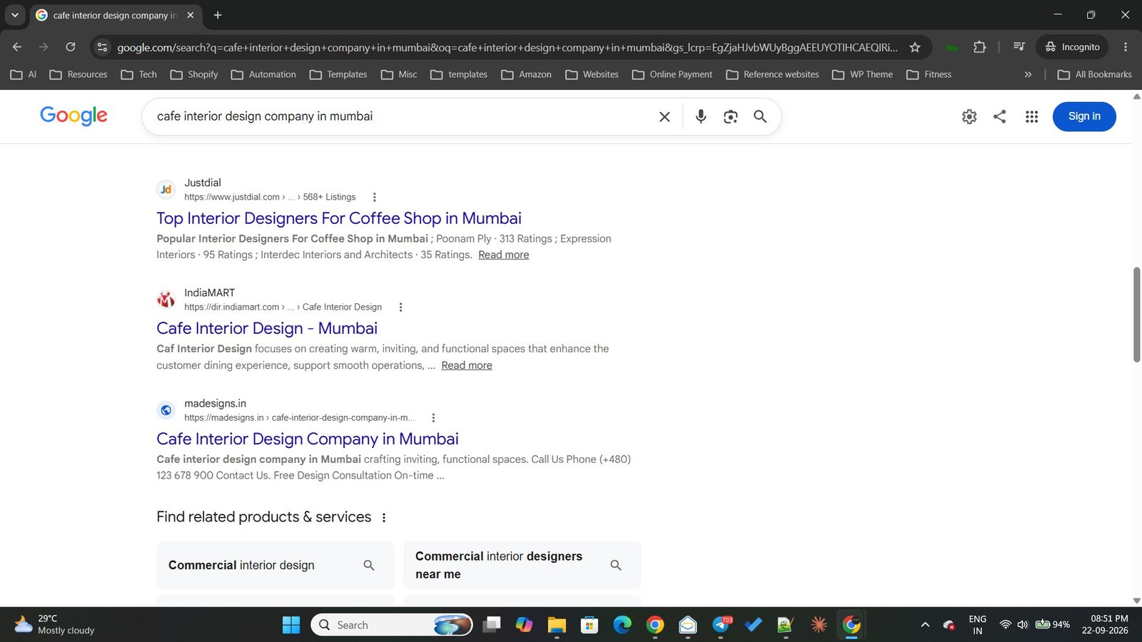 interior design seo company mumbai